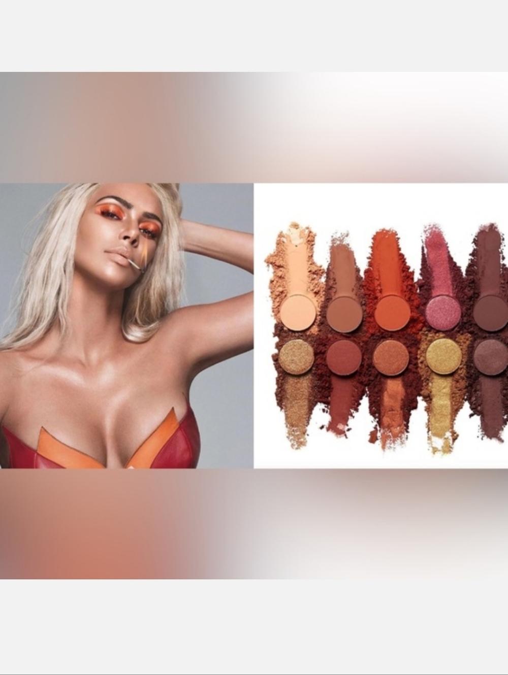 NEW KKW Beauty Sooo Fire Eyeshadow Palette Kim Kardashian